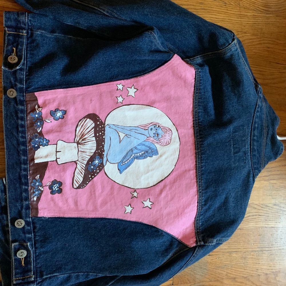 Custom Painted Jean Jacket!